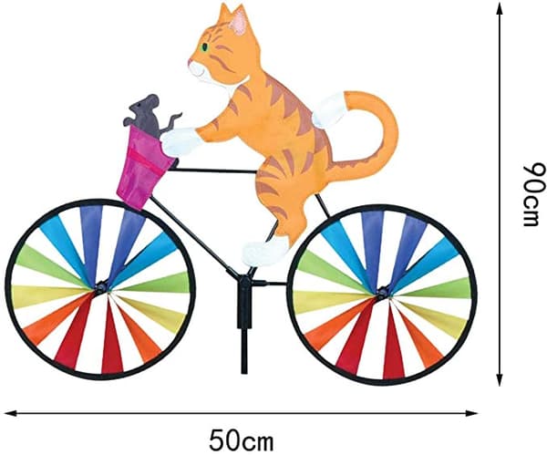 Have Vindspinnere Kat Hund Cykel Regnbue Vindhjul Vindmølle Udendørs