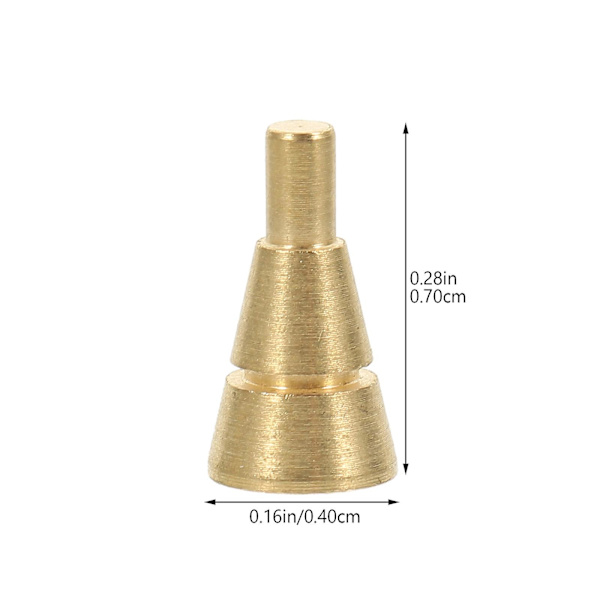 12 stk Mini Møbelhåndtak Mini Hus Skuffehåndtak Mini Skuffehåndtak Dukkehushandtak Gull Golden 0.7X0.4X0.2CM