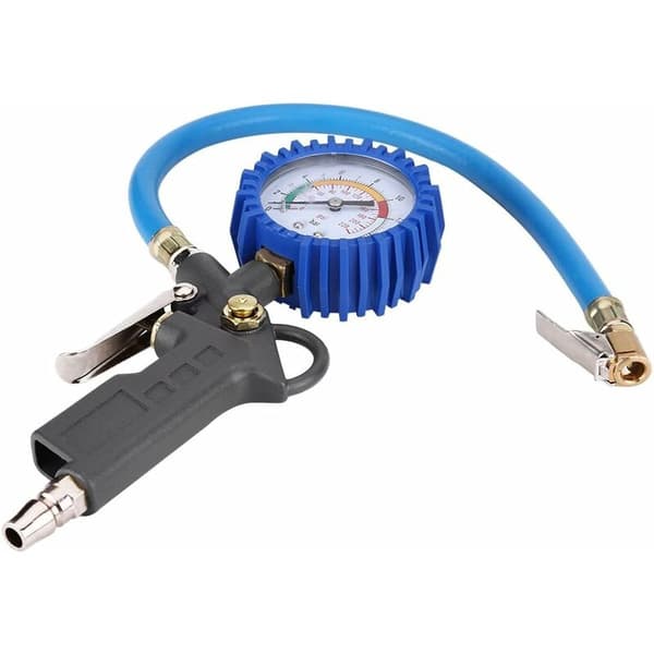 Digital dæktryksmåler, dækfyldepistol, dæktryksmåler, lufttryksmåler 0-220PSI