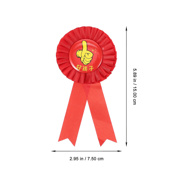 10 stk. Utmerkelsesmerker Belønningsbrosjer Studentbelønning Brystnåler Belønningsklesnåler 15x7,5 cm 15x7.5cm