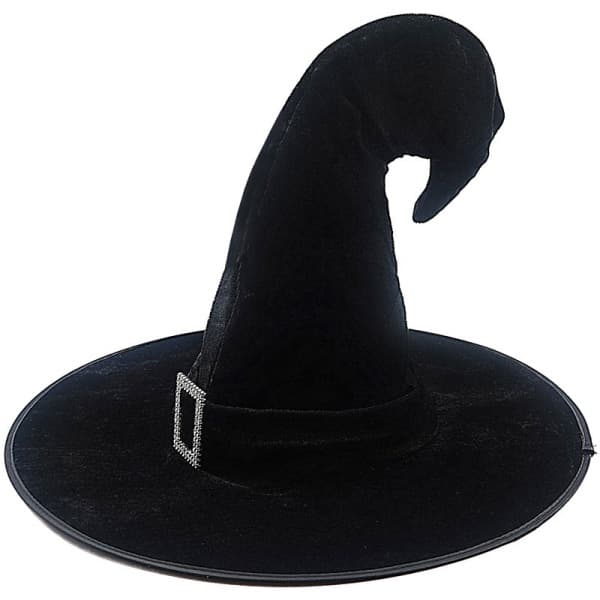 Halloween heksehat troldmand mænd kvinder sort kostume cosplay