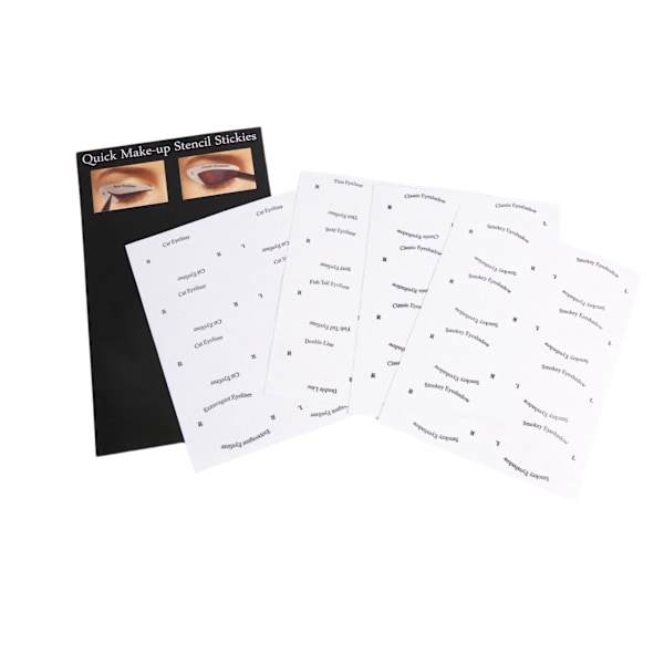 Eyeliner / Eyeshadow Stencils 4 Sheets
