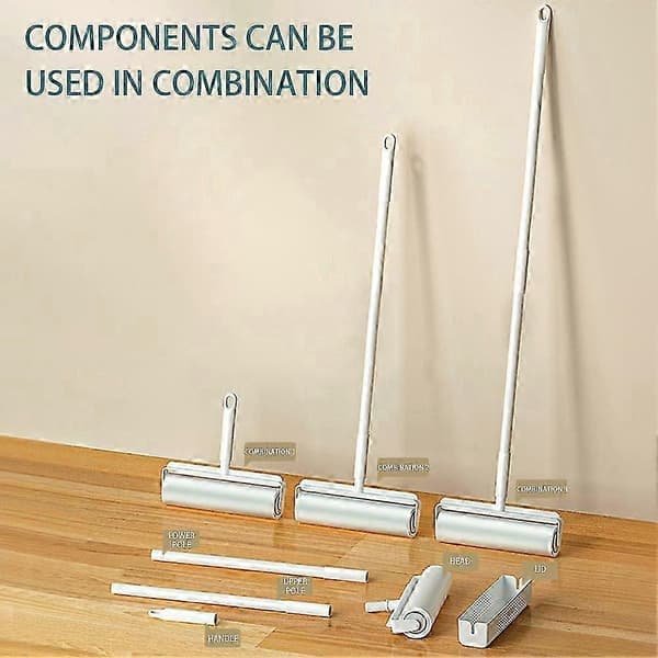 Unbeatable Lint Rollers with Long Handle Large Cleaning Lint Rollers Tearable Lint Cleaning Tool for Home 19cm Roller Brush szsh338