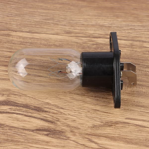 1 pc 4.8mm Socket with Bent Foot 220V 15-20W Microwave Oven Bulb 1 1