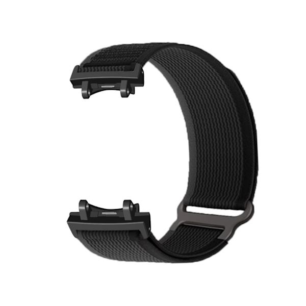 Nylon Strap Black Compatible with Huami Amazfit T-Rex 3 - Comfortable and Adjustable Replacement Strap