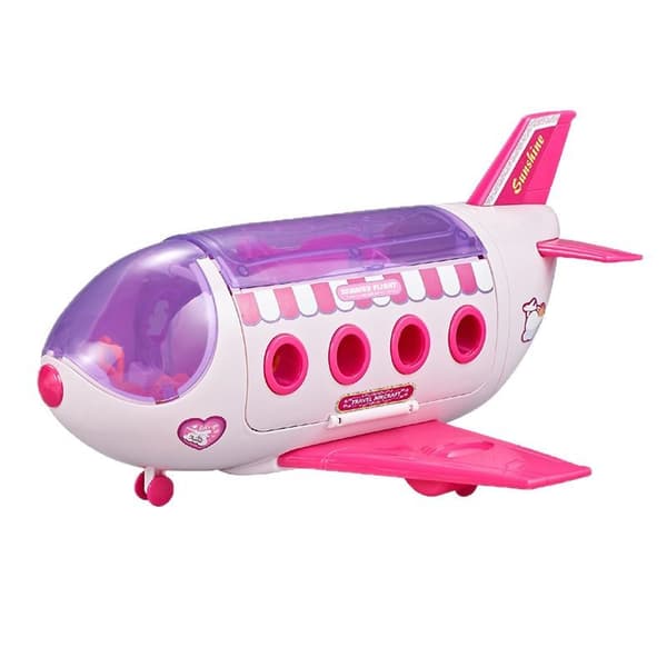 BABI Låtsasflygplansset Rosa Flickor Låtsasleksaker
