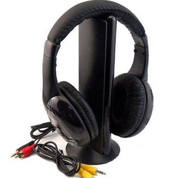 Over Ear Hodetelefoner Støydempende Lettvekt Dyp Bass Immersiv Premium Stereo Innebygd Mikrofon