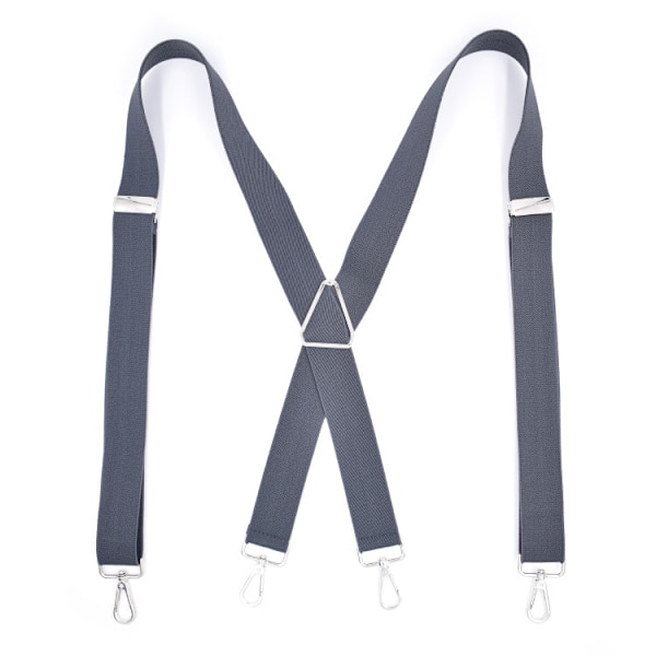 Men's Elastic Suspenders with Extra Strong Clips, Suitable for All, Trouser Braces, Suspenders