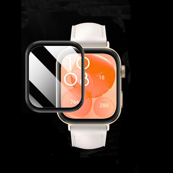 PMMA Composite Hot-Bent Screen Protector compatible with Apple Watch SE3 44mm (2-Pack)