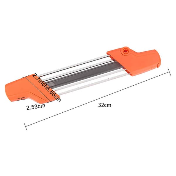 2-i-1, for motorsag, diameter ? 4,0 mm (oransje)