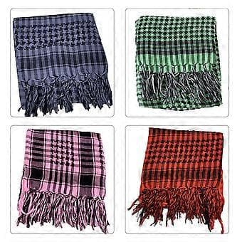 Arabisk Shemagh Hodeplagg Arabisk Skjerf Ørkenhodeplagg Støvtett Skjerf Omslag Arabisk Hodeplagg Ørkenhodebeskyttelse Rosa Pink