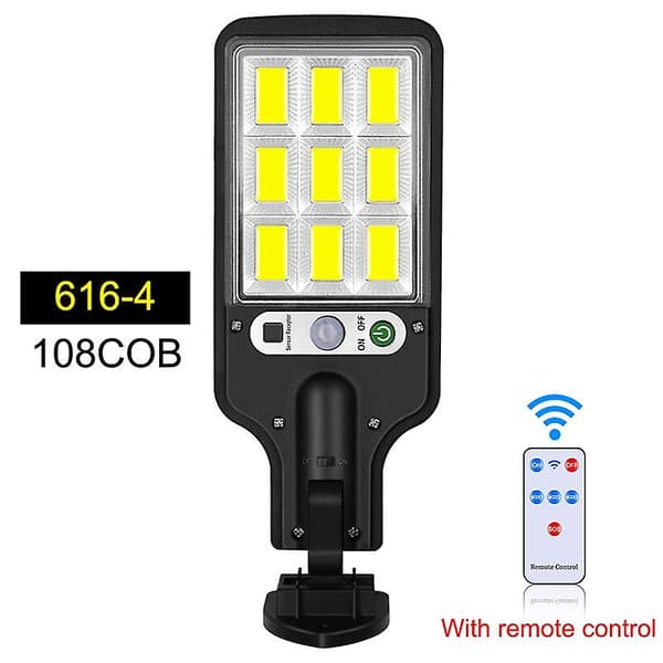Solar Lighting for Outdoor Solar Lamp with 3 Light Modes Motion Sensor Waterproof Security Light for Garden Patio Path Lawn (108COB) 1pc