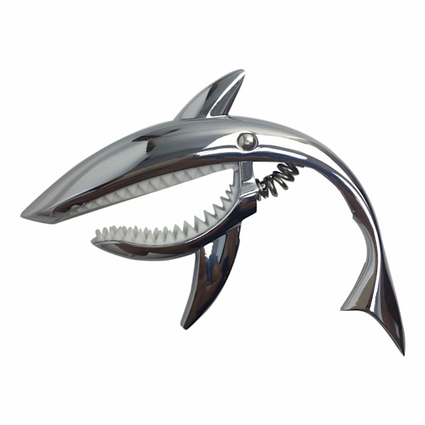 Zink Legering Gitarr Capo Haj Capo för Akustisk och Elektrisk Gitarr med Bra Handkänsla, Inget Bandrassel och Hållbar (Silver)