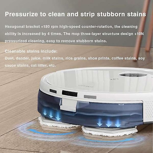 Rullborste Kompatibel med Ecovacs Deebot Ozmo N9+ Dammsugare Tvätthållbar Mopp