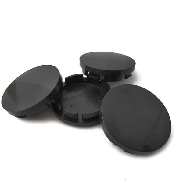 4 stk 56 mm navkapsler for bilhjul, universelle ABS-kjøretøydekk