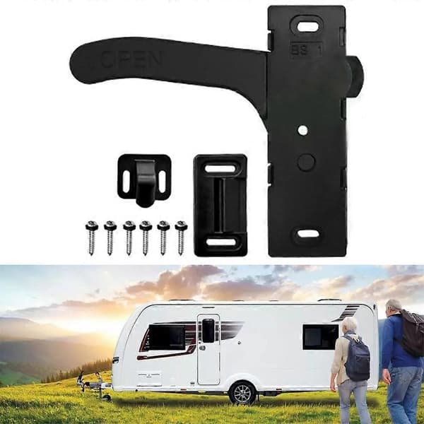 Universal Autocamper RV Trailer Skærmdør til Låsegrebssæt Venstre/Højre Åbning db