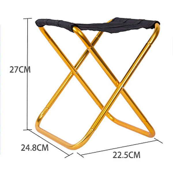 Foldbar Udendørs Rejse Stol Camping Skammel Fiskebåd Portable Stol Letvægts