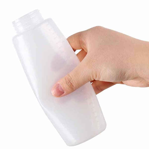 4 ST Squirt Kryddor Flaskor Sallad Sås Dispenser Ketchup Cr Vit-FF- Vit en storlek one size White