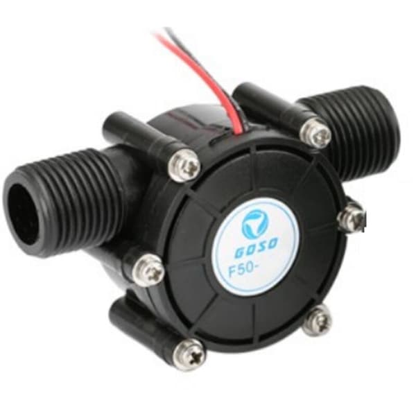 -12V 10W DC Vannkraftgenerator Vannstrømgenerator Vannkraftturbingenerator DIY Hydraulisk Strøm