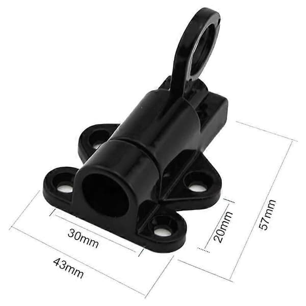 2-pack spring-loaded latch sliding lock, used for automatic door closing, barrel bolt automatic