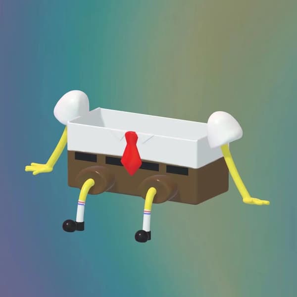 pc Cute Sponge Rack with 1 SpongeBob Kitchen Sponge, Kitchen Cleaning Sponge, Kitchen Hotel [GKS] 0.1 0.1