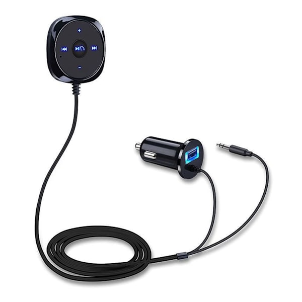 Bluetooth-bilset, Bil Bluetooth-kompatibel ljudmottagare 3.5mm Bluetooth-kompatibel adapter ljudmottagare handsfree bil