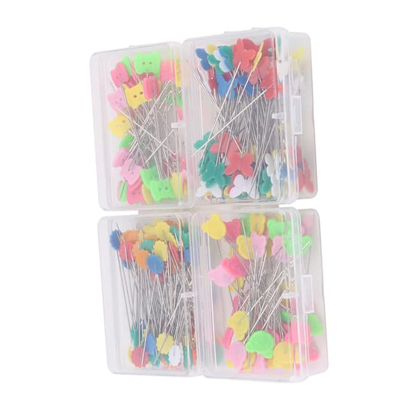 Flower Button Head Pins 300 Pcs Quilting Tools Sewing Supplies