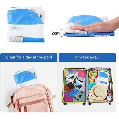 Floating Hammock for Pool 130 cm. 4-in-1 Seat. Lounger. Hammock. Inflatable Float. Reclining Beach Mat.