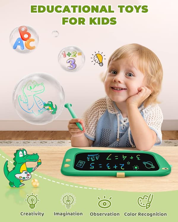 Børns tablet til 2-3 årige børnelegetøj, LCD tegneplade, børnelæge