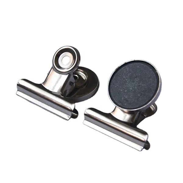 Magnetiske metallklips for kjøleskap, whiteboard, vegg - Notat- og memo-klips