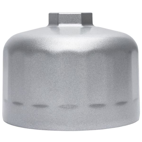 86 mm aluminium patronfilterhus nøglehætte til- (Sølv)