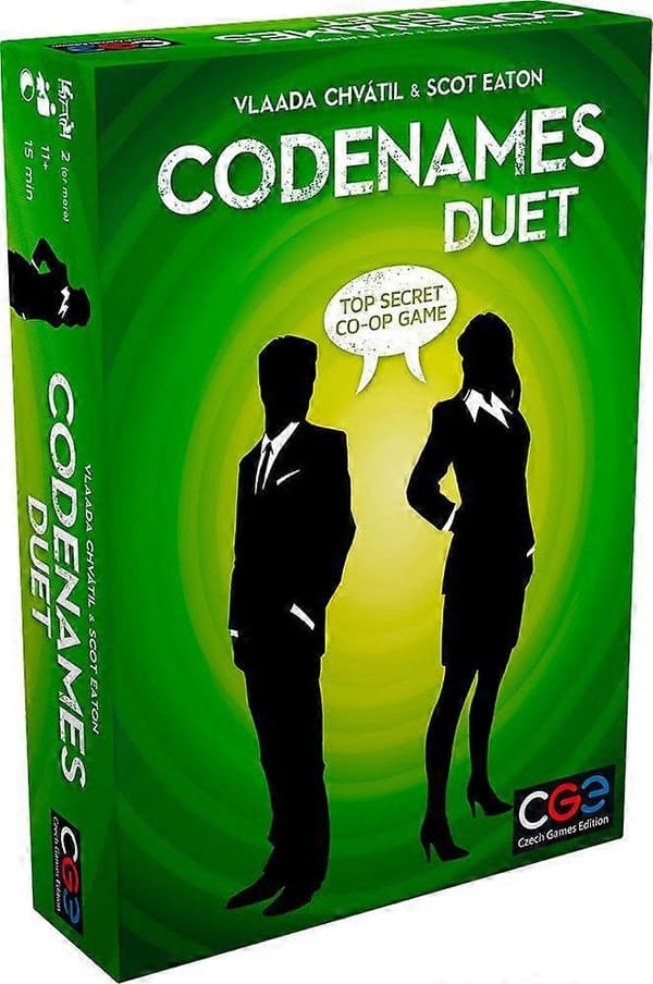 Czech Games Codenames: Duet - Word Game for Two Players for Parties at Home