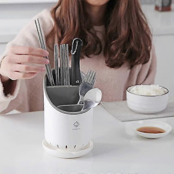 Kitchen Cutlery Utensil Holder Drying Rack, Kitchen Utensil Caddy Storage