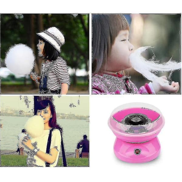 Nostalgia Candyflossmaskine til Bordplade, Hård og Sukkerfri, Gør-det-selv Candyfloss Skumfidus til Børn