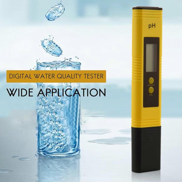 PH-måler og TDS-måler, Digital vannkvalitetstester, 0-9990 PPM, EC og temperaturmåling 0.01