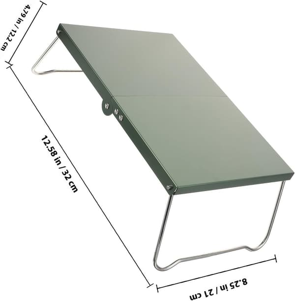 Sammenklappeligt campingbord Bærbart udendørsbord i aluminiumslegering til picnic