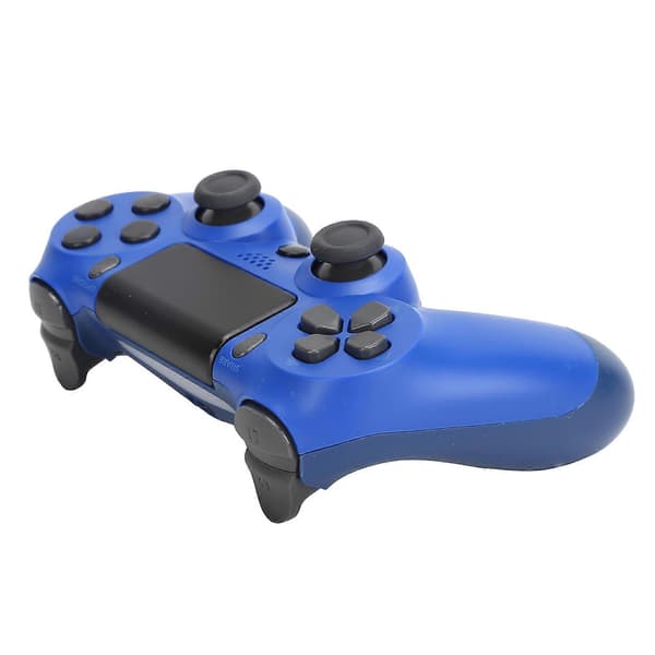 Wireless Controller Gamepad with Touch Screen Audio Function USB Cable for PS4 / PS4 Pro / PS4 Slim Blue