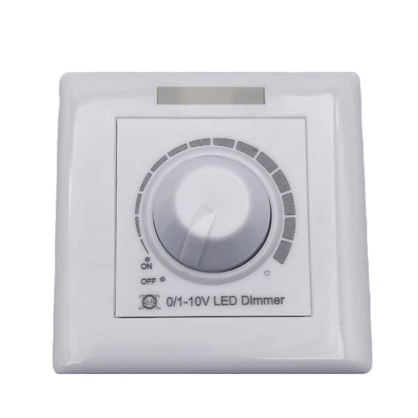 0-10V LED-dimmer med roterende bryter, erstatning, justerbar lysstyrke