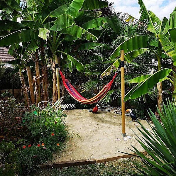 Double Hammock - Brazilian Style and Practical Use, Durable for Outdoor Adventures