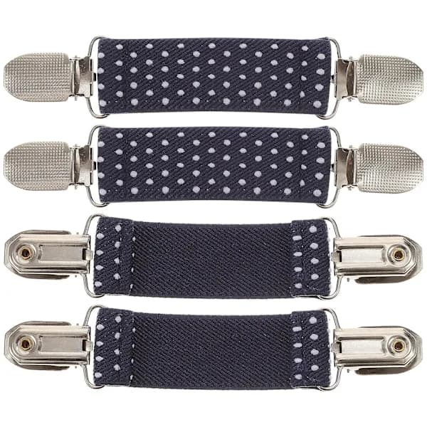 4-pakke votteklemmer for barn - Vintervottholdere - Sklisikre klemmer