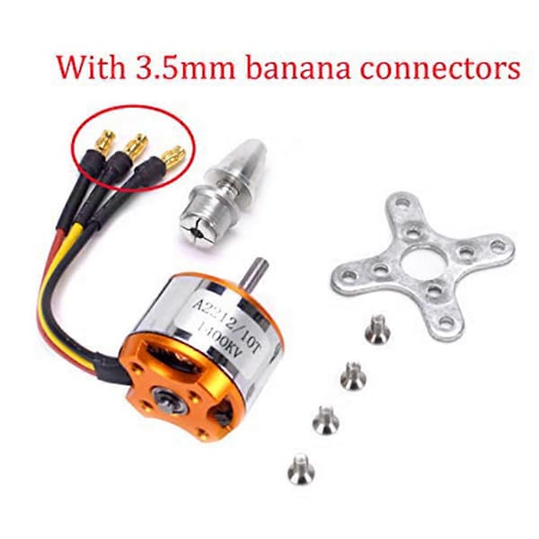 2212 1400KV Børsteløs Motor+30A ESC+SG90 Servoer+8060 Propell for FPV RC Fly Fly