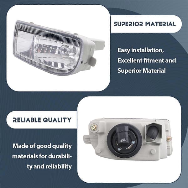 for Land Cruiser 100 1998-2007 Tåkelys Kjørelys Linse