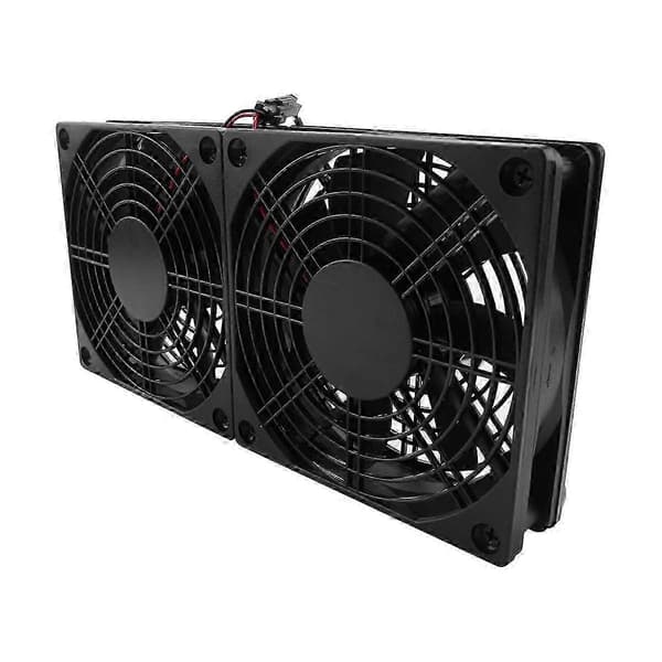 120mm 5V USB Powered PC Router Dual Fans High Airflow Cooling Fan for Router Modem Receiver