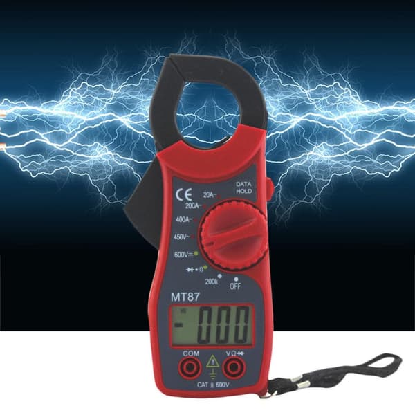 Digitalt testverktyg för mätutrustning, digital multimeter, elektroniskt mätinstrument, multitester, röd