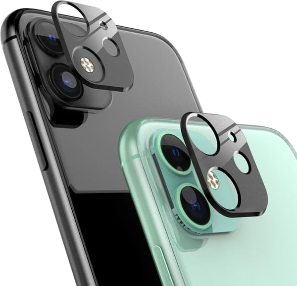 Kameraskydd för baksidan av 11/12Mini, [2 st] The Back Lens Protec
