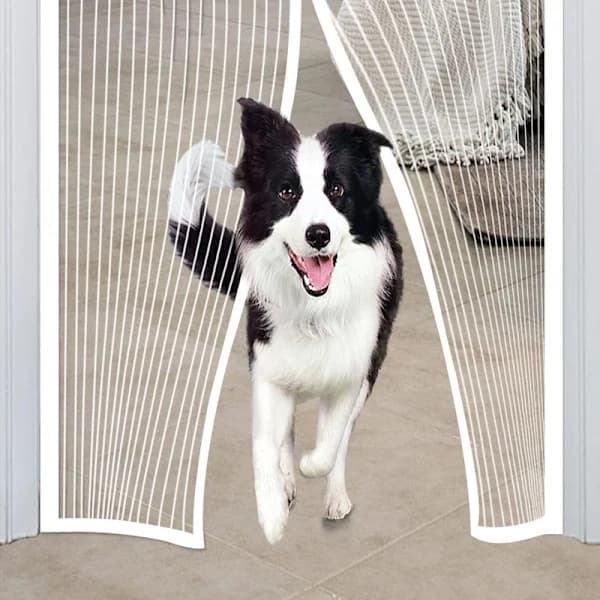 Magnetic Insect Screen for Patio Doors, Hands-Free Automatic Closing, Pet-Friendly, White 110 x 210 cm 110*210CM White 110*210CM White