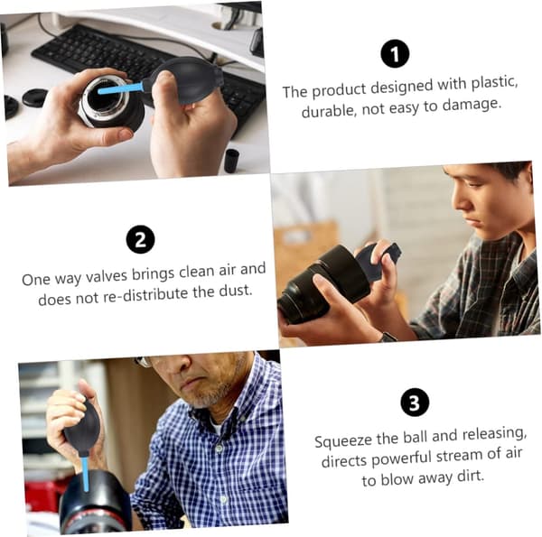 4 st Squeeze Ball Pump Air Blower Durable Air Blower Cleaning Device
