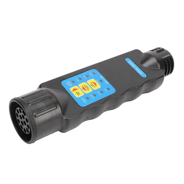 Trailer Tester 12V 13-Pin Towbar Light Plug Socket Cable Test Diagnostic Tool Resistance Test Fault Detection for RV Trailer YEMAA