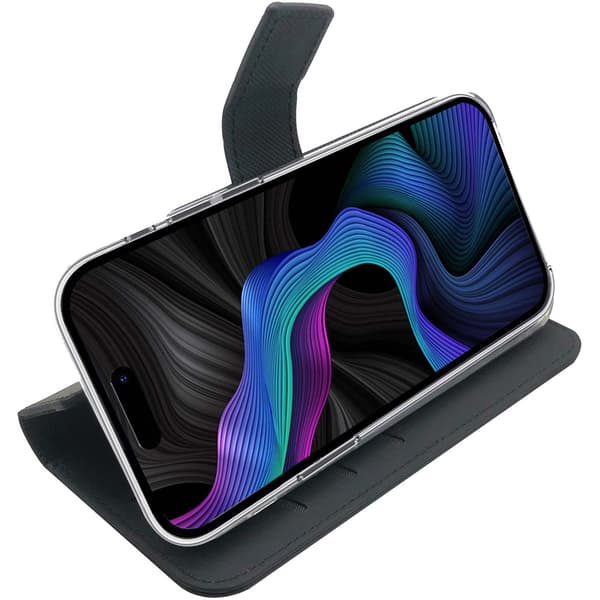 Wally Wallet Case Galaxy S23 FE Black Svart