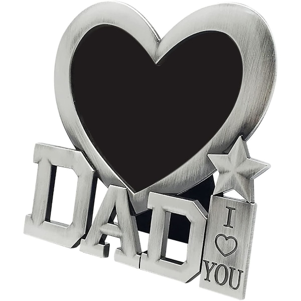 Metal Fars Dag Pappa Foto Klip Metal Gave Billede Ramme Rekvisitter -b